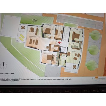 Grundriss 1.OG.Whg.Nr. 2